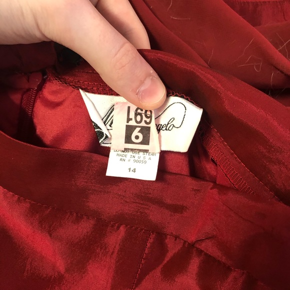 Michealangelo long 2 piece red set - Picture 3 of 5